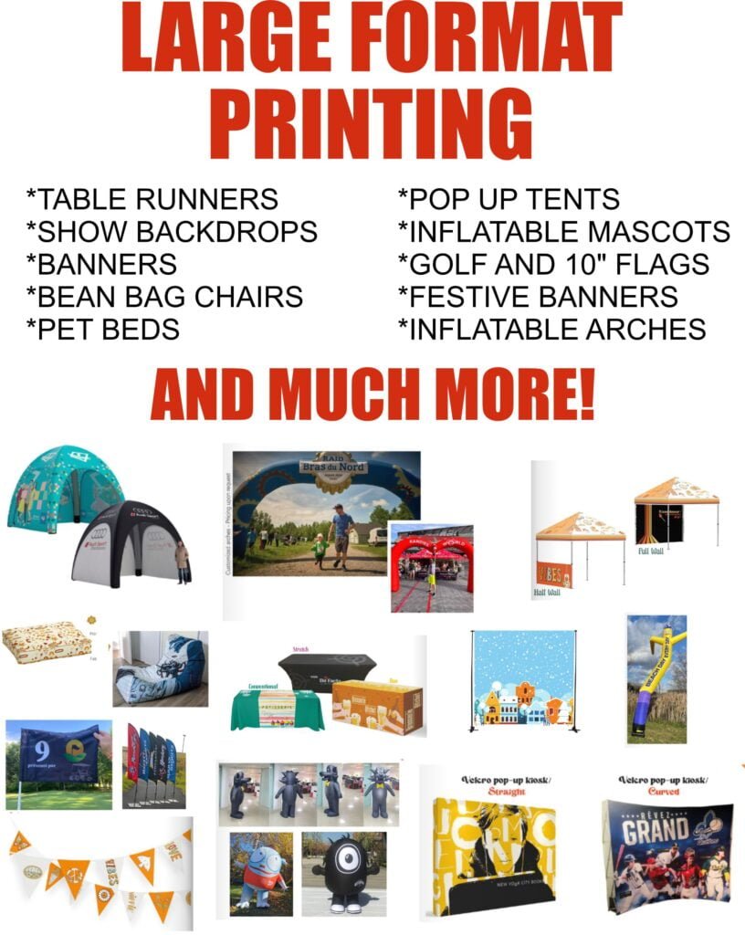 large format printing catalogue