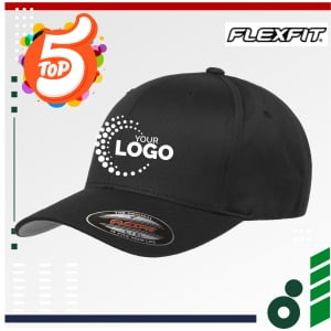 Embroidered Flexfit Fitted Cap