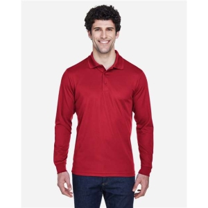 Mens Performance Long-Sleeve Polo
