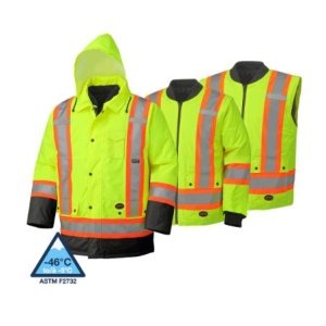 7-IN-1 Safety Parka - Safety Yellow
