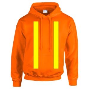 Adult Heavy Blend Safety Hoodie