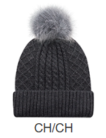 Cable Knit Toque With Satin Lining 10 Cable Knit Toque With Satin Lining - Image 10