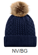 Cable Knit Toque With Satin Lining 7 Cable Knit Toque With Satin Lining - Image 7