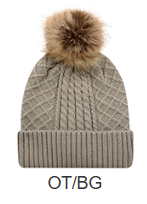 Cable Knit Toque With Satin Lining 5 Cable Knit Toque With Satin Lining - Image 5