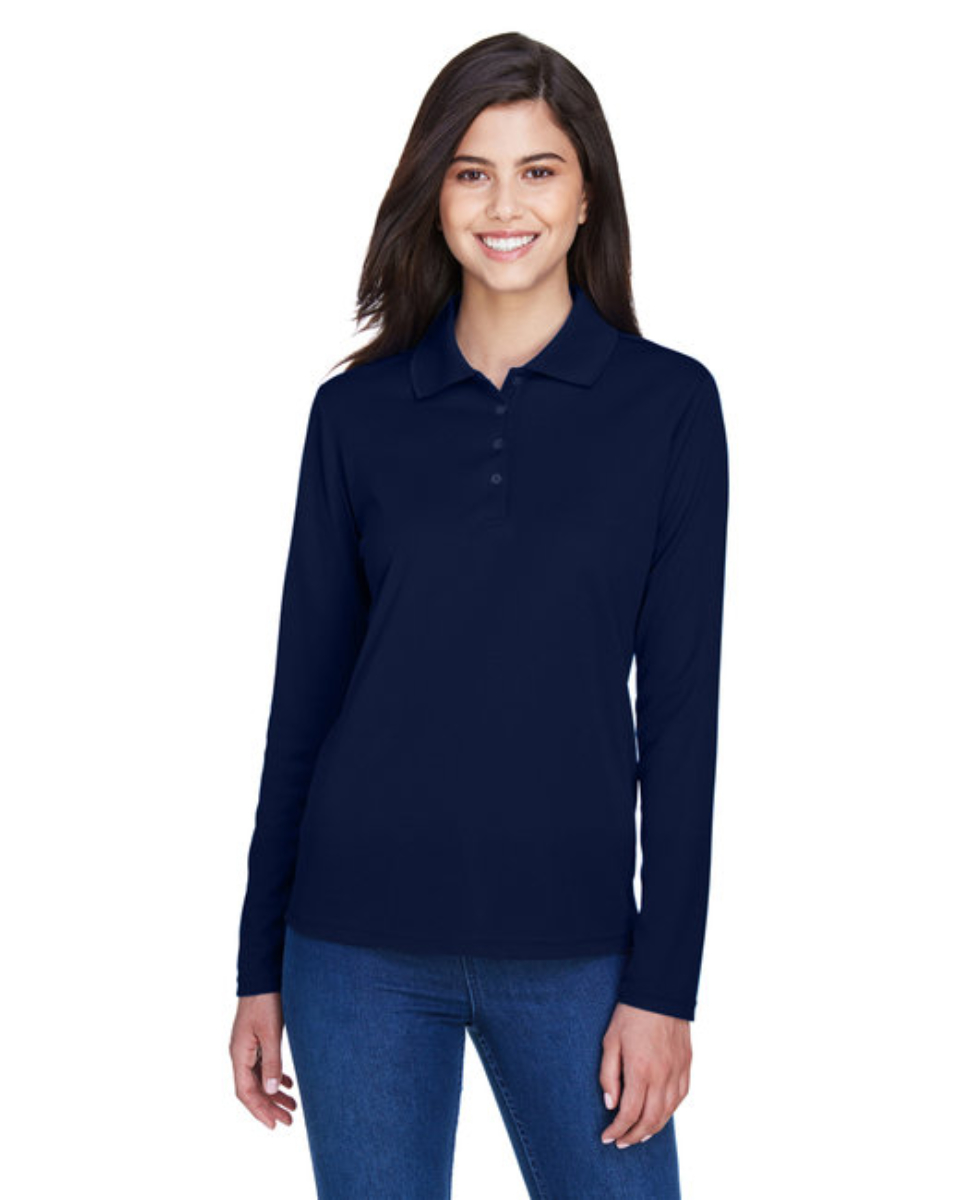 Ladies Performance Long-Sleeve Polo