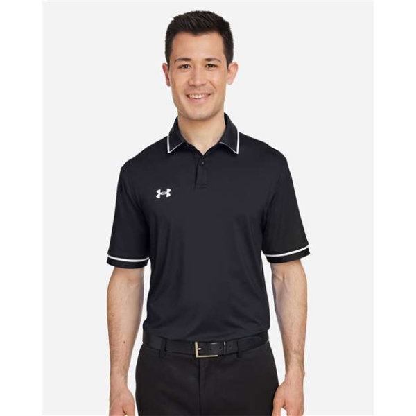 Mens UA Tipped Performance Polo - Image 4