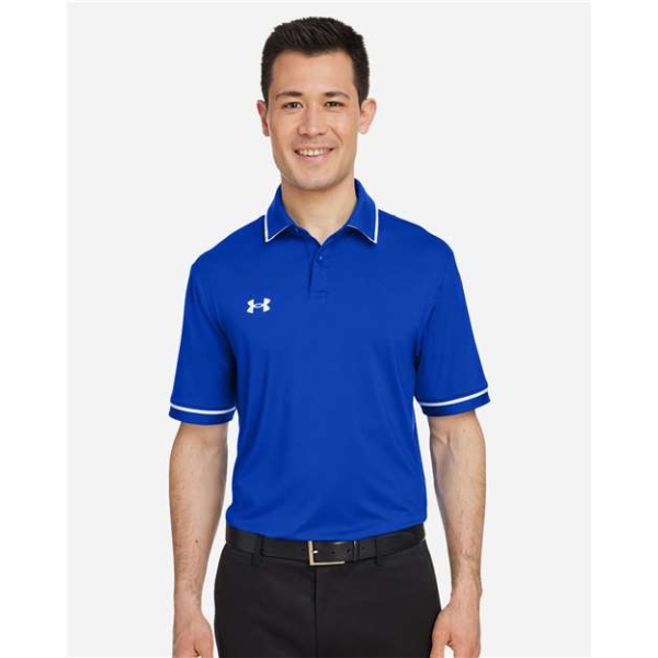 Mens UA Tipped Performance Polo - Image 7