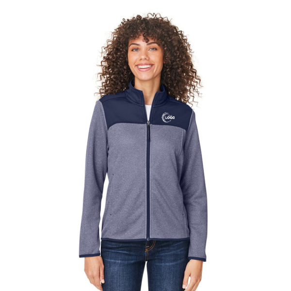 Ladies Venture Heathered Hybrid Jacket