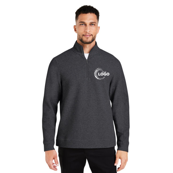 Mens Spirit Textured Quarter Zip