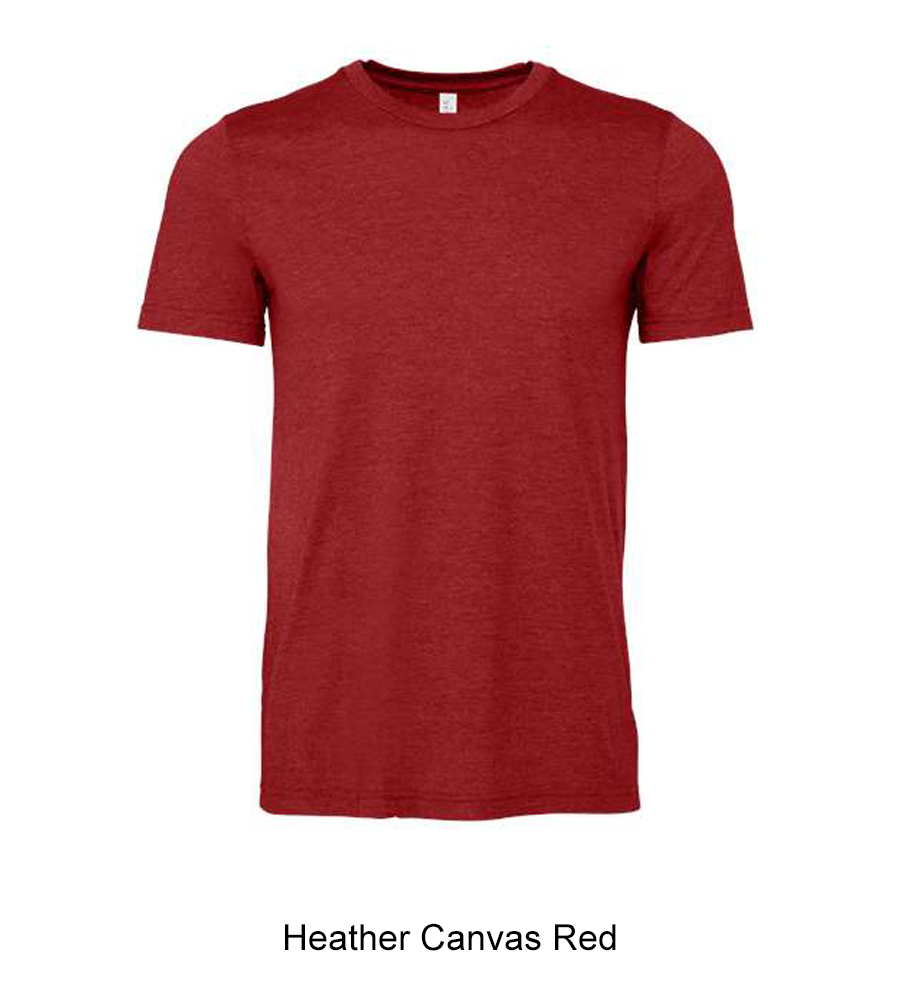 3001cvc Heather Canvas Red