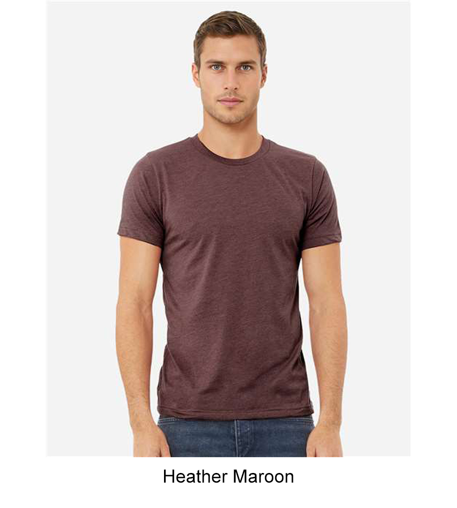 3001cvc Heather Maroon