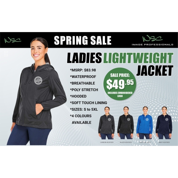 Ladies Lightweight Waterproof Jacket