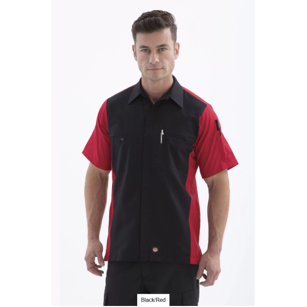 Mens Red Kap Woven Crew Shirt