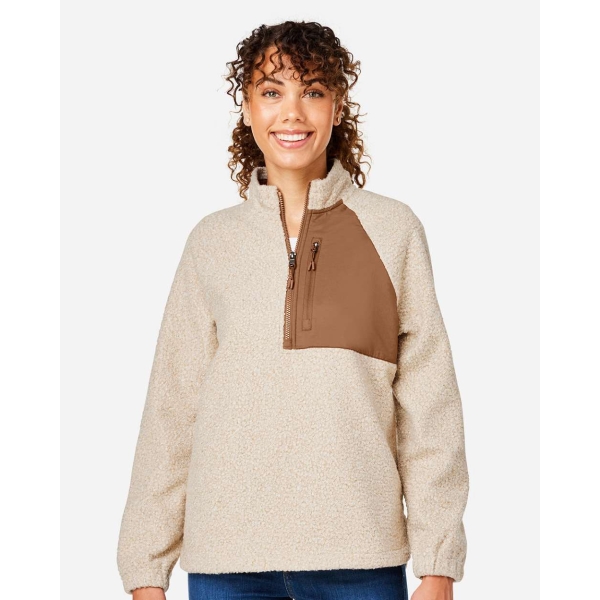 Ladies Aura Qtr Zip Sweater