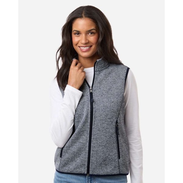 Ladies Jasper Jacquard Vest