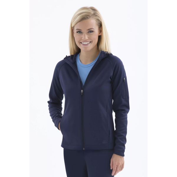 Ladies Fleece Hooded Jacket