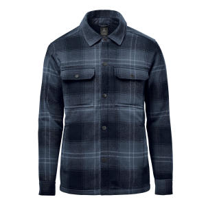 Mens Highland Sherpa Lined Plaid Jacket