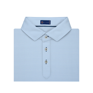 Mens STITCH® Atlantic Stripe Polo Shirt