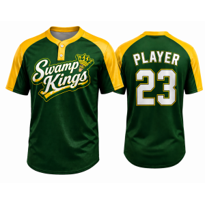 Baseball Two Button Full Colour Performance Baseball Jerseys
