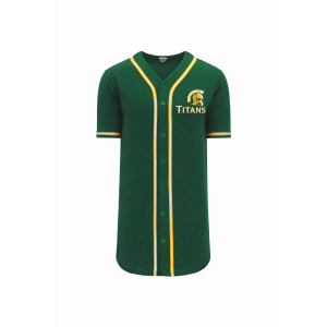 Baseball Performance Full Button with Trim Jerseys