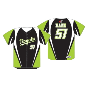 Baseball Full Button Full Colour Performance Baseball Jerseys