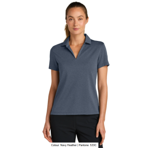 Ladies Nike DriFit Smooth Heather Polo