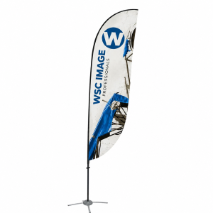 Zoom Flex Medium Flag Feather Style Single Sided Print Kit