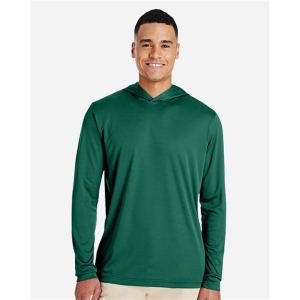 Mens Performance Long Sleeve Hooded Tee