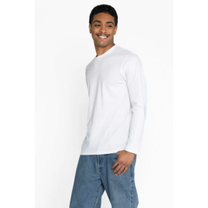 Mens Ring Spun Cotton Long Sleeve Tee