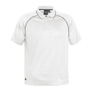 Mens Tritium Performance Polo - White