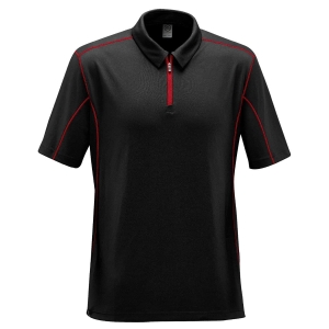 Mens Pulse Quarter Zip Polo