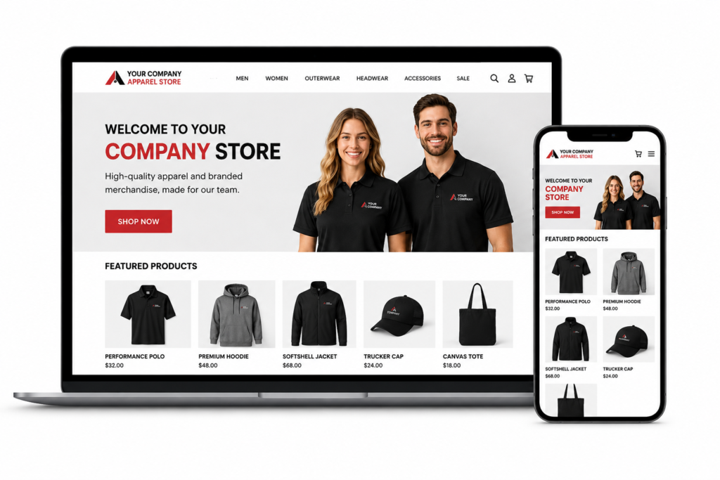 corporate merch computer