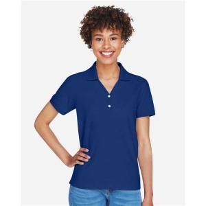 Ladies Devon and Jones Pima Pique Polo