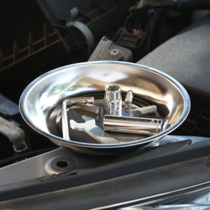 Engraved Part Saver Stainless Magnetic Bowl