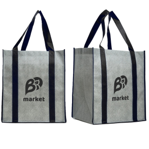 Heathered Jumbo Non Woven Tote