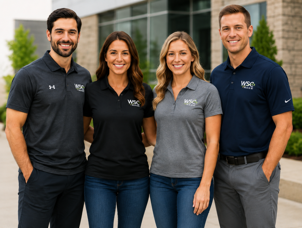 Custom embroidered polos