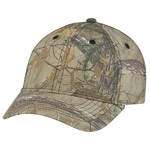 Adult Brushed Polycotton Real Tree Camo Cap 2 Adult Brushed PolyCotton Real Tree Camo Cap - Image 2