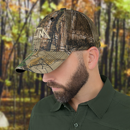 Adult Brushed Polycotton Real Tree Camo Cap 2 Adult Brushed PolyCotton Real Tree Camo Cap - Image 2