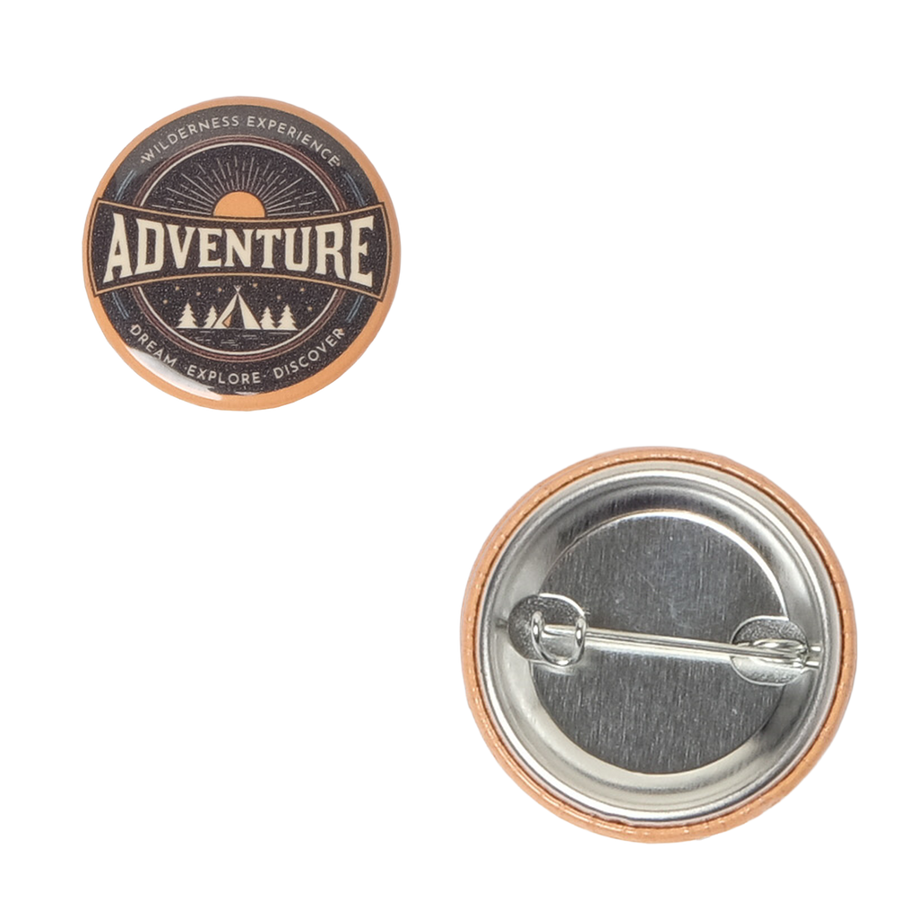 1.5&Quot; Tin Badge: Round 2 1.5" Tin Badge: Round - Image 2