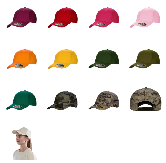 Youth Snap Back Cotton Cap 3 Youth Snap Back Cotton Cap - Image 3