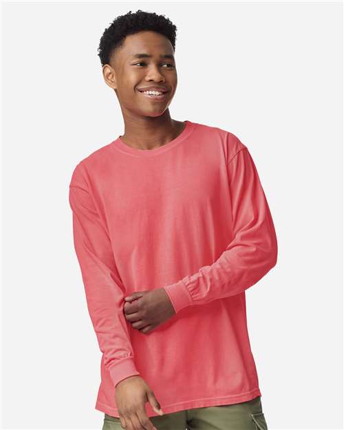 Comfort Colours Garment Dyed Heavyweight Long Sleeve T-Shirt 4 Comfort Colours Garment Dyed Heavyweight Long Sleeve T-Shirt - Image 4