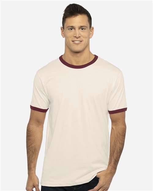 Adult Cotton Ringer Tee 7 Adult Cotton Ringer Tee - Image 7