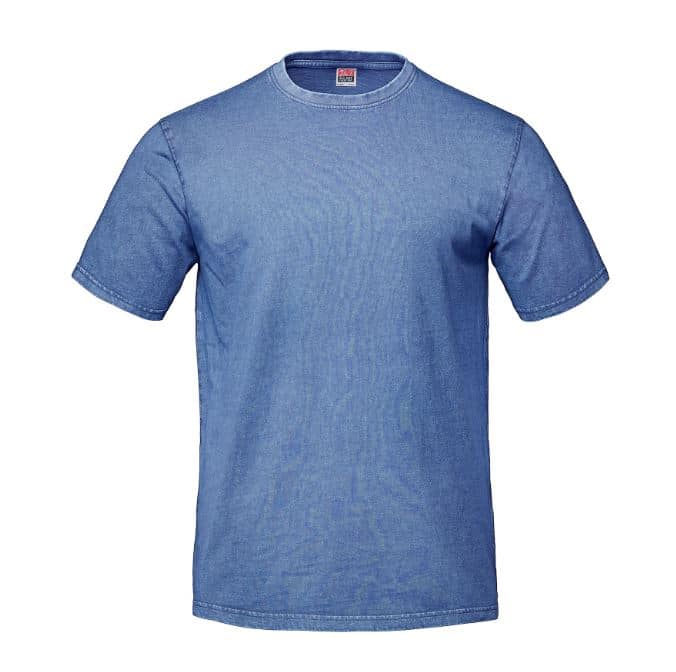 Horizon Vintage Wash Cotton Crewneck Tee 5 HORIZON Vintage Wash Cotton Crewneck Tee - Image 5