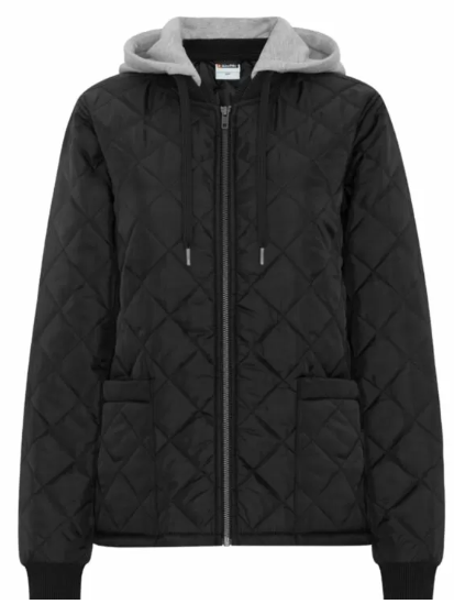 Ladies Werk Quilted Freezer Jacket With Detachable Hood 3 Ladies WeRK Quilted Freezer Jacket with Detachable Hood - Image 3