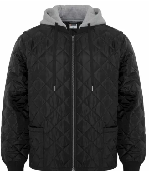 Mens Werk Quilted Freezer Jacket With Detachable Hood 3 Mens WeRK Quilted Freezer Jacket with Detachable Hood - Image 3