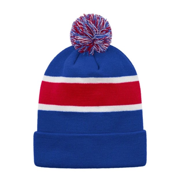 Hat Trick - Striped Knit Cuff Toque With Pom-Pom 6 Hat Trick - Striped Knit Cuff Toque with Pom-Pom - Image 6