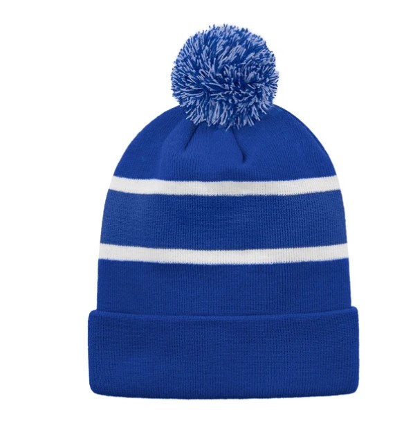 Hat Trick - Striped Knit Cuff Toque With Pom-Pom 7 Hat Trick - Striped Knit Cuff Toque with Pom-Pom - Image 7
