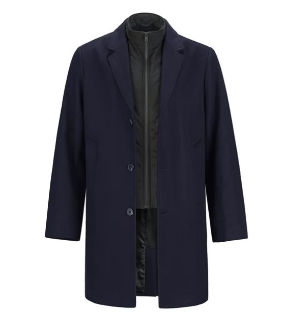 Regent - Youth Melton Coat With Removable Collar 4 Regent - Youth Melton Coat with Removable Collar - Image 4