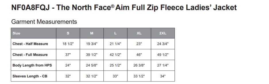 Ladies The North Face Aim Full Zip Fleece Jacket 2 Ladies The North Face Aim Full Zip Fleece Jacket - Image 2
