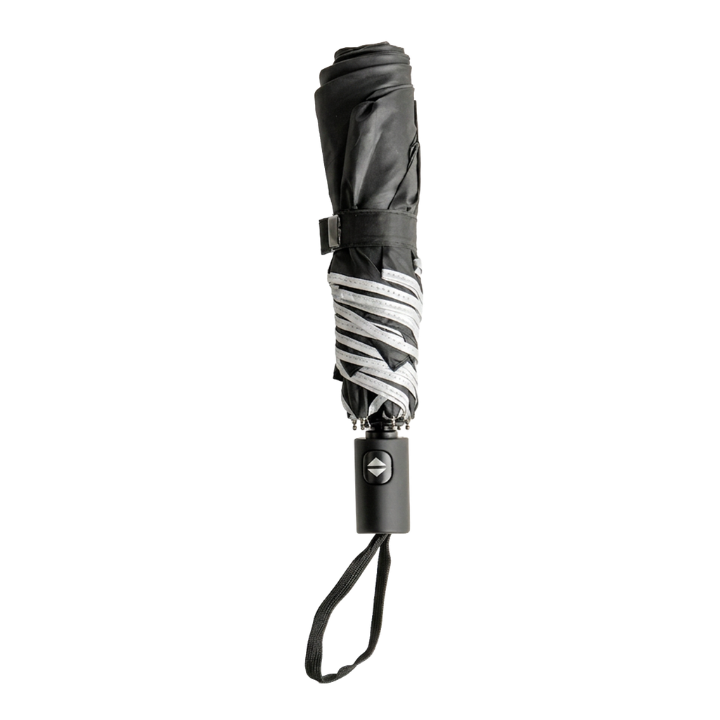 Folding Umbrella 42 Inch Arc With Silver Trim 3 Folding Umbrella 42 Inch Arc with Silver Trim - Image 3